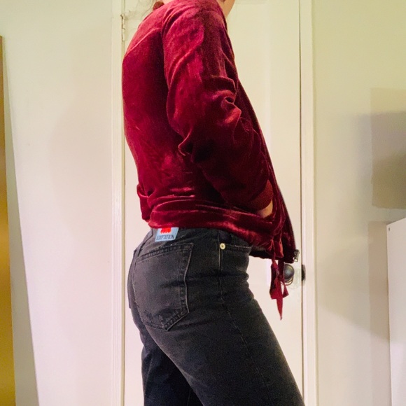 Velvet bomber jacket - Picture 3 of 4